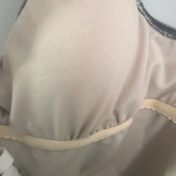 New Bikini lab bronze metallic one peice cut out size small swimsuit - Picture 8 of 8